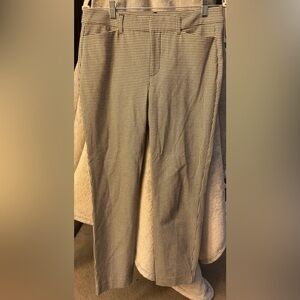 Old Navy Black and White Checkered Capris